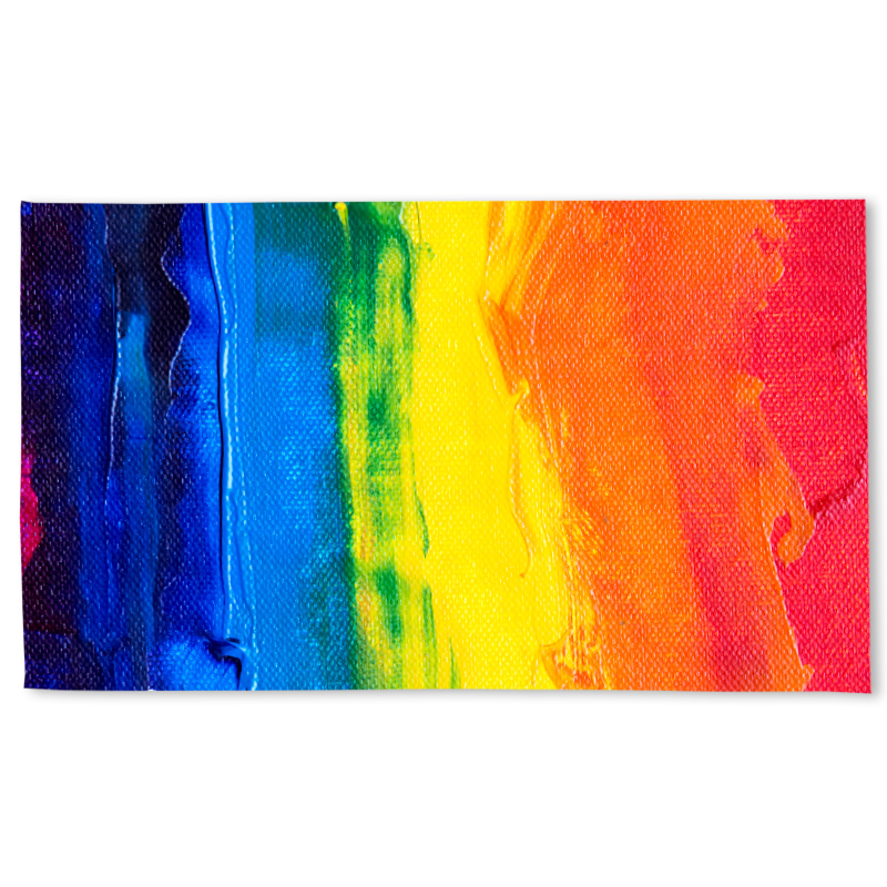 Rainbow Pride Cotton Twill Tablecloth
